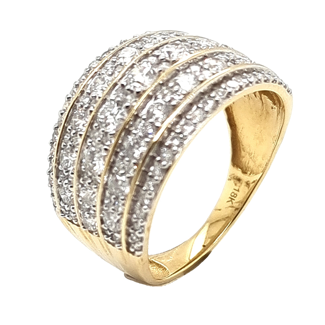 18 ct Yellow Gold 1.5ct Diamond Ring