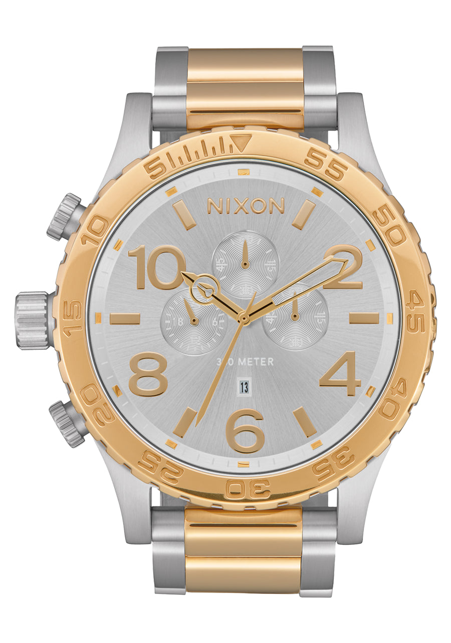 NIXON Chrono Gold/Silver