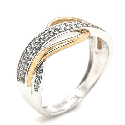 9ct Y/W Lab Grown Diamond Ring