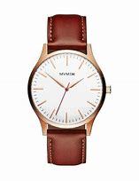 Mvmt White Dial Natural Leather Strap