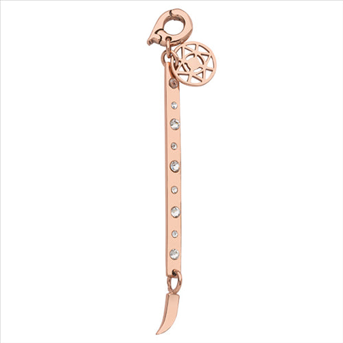 Nikki Lissoni Chich Lucky Tooth Rose Gold Plated Charm 58mm