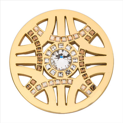 Nikki Lissoni Chic Gold Plated Coin 33mm