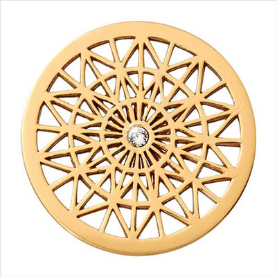 Nikki Lissoni Stardust Coin Gold Plated 33mm