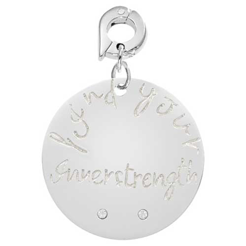 Nikki Lissoni ' Find Your Strength' Charm 25Mm